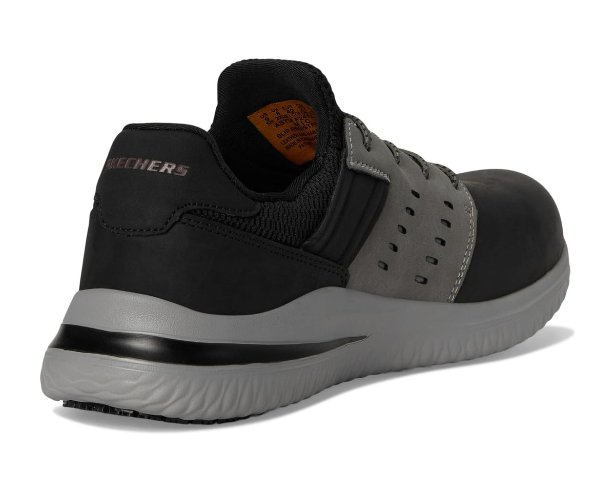 Men's SKECHERS Work Delson 3.0 SR - Tyoll Comp Toe Black