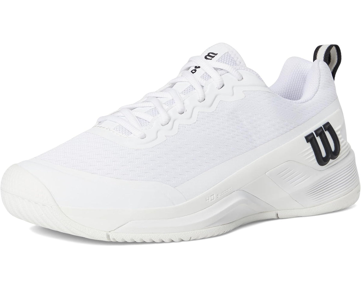 Men's Wilson Rush Pro 4.5 Wide Toe Box White