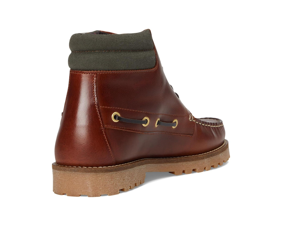 Men's Barbour Tiller Moccasin Boots Mahogany