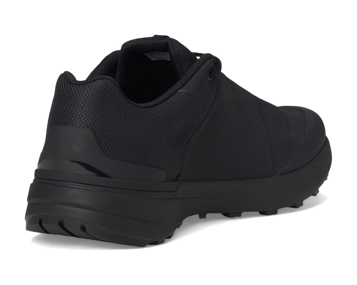 Unisex Arc'teryx Kopec GTX black heel and side panel view, cushioned collar