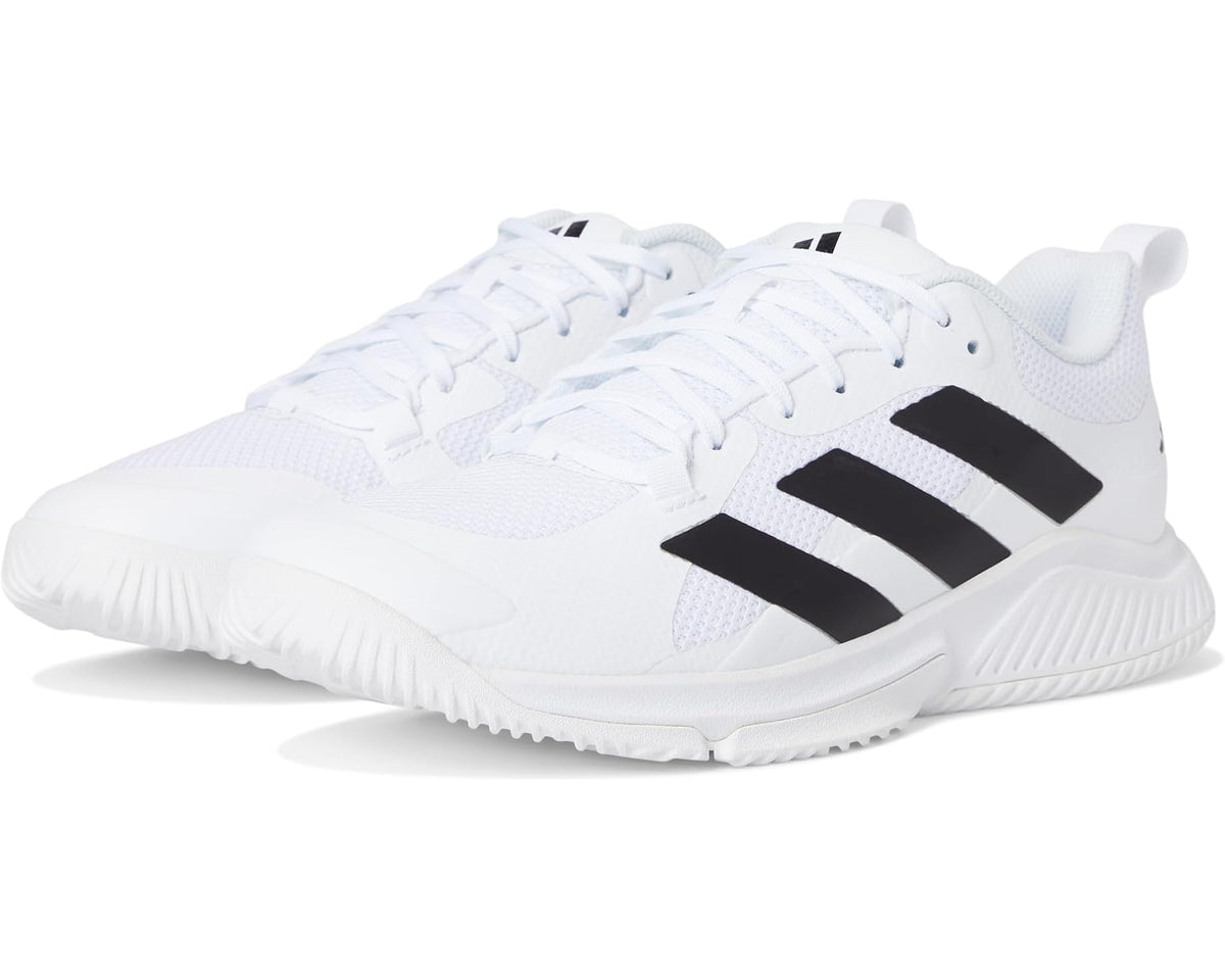 Men's adidas Court Team Bounce 2.0 Volleyball Shoes White/Black/White