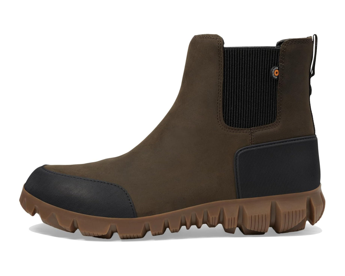 Men's Bogs Arcata Urban Leather Chelsea Chocolate 1