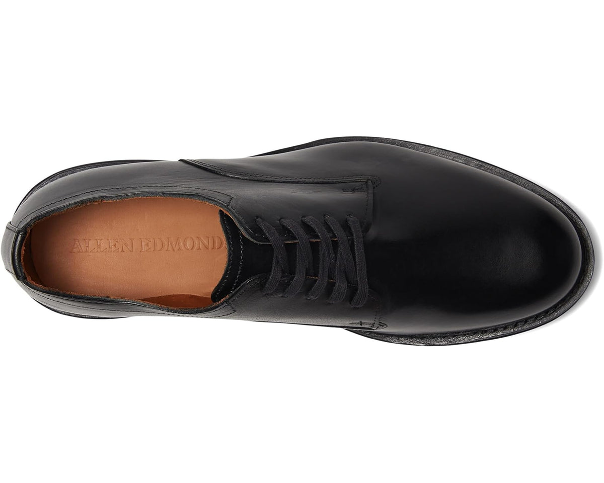 Men's Allen Edmonds Trevor Plain Toe Oxfords Black Leather
