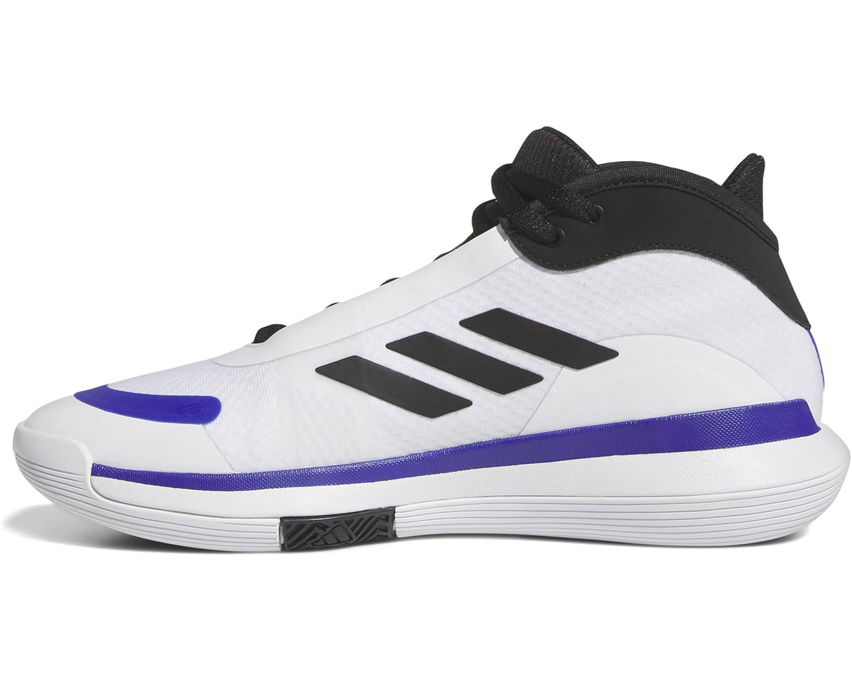 Unisex adidas Bounce Legends Low Trainers White/Black/Lucid Blue
