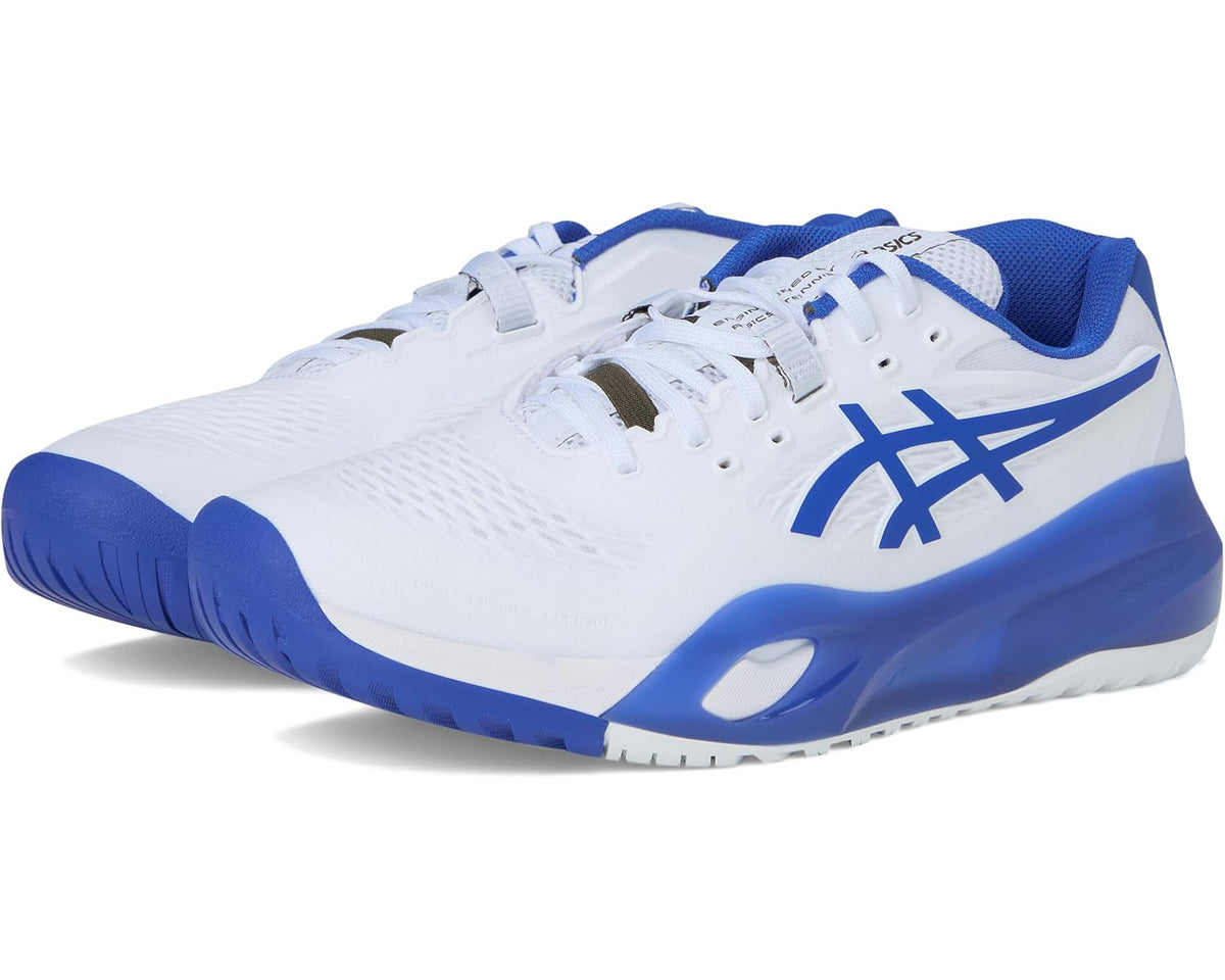 Men's ASICS Gel-Resolution X Wide White/Dark Cobalt