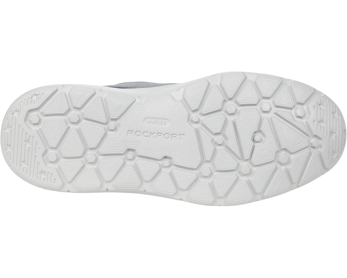 White outsole with flex traction pattern for men’s athletic sneaker