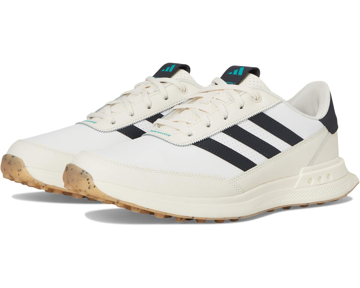 Men's adidas Golf S2G 24 Leather Spikeless Golf Shoes Footwear White/Carbon/Chalk White
