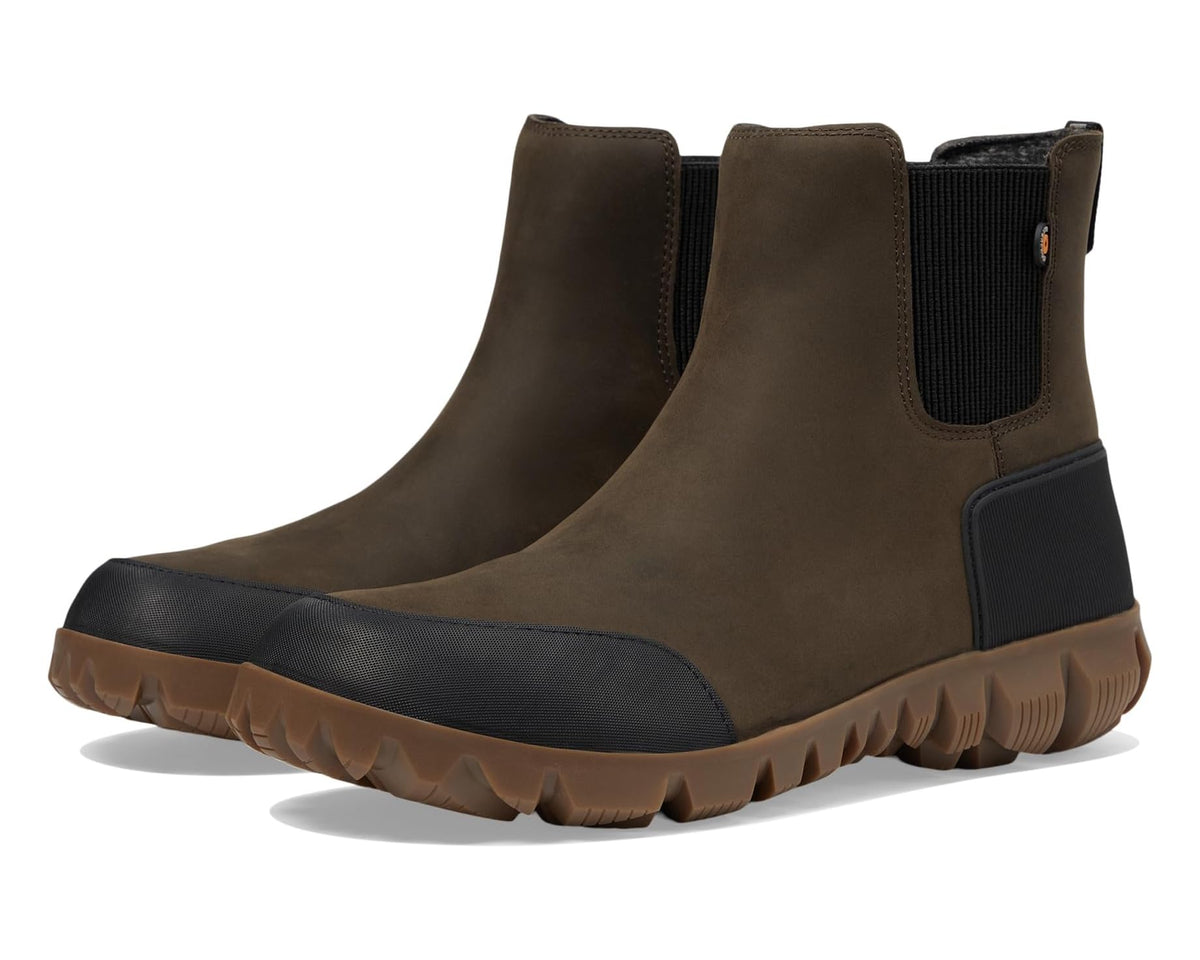 Men's Bogs Arcata Urban Leather Chelsea Chocolate 1