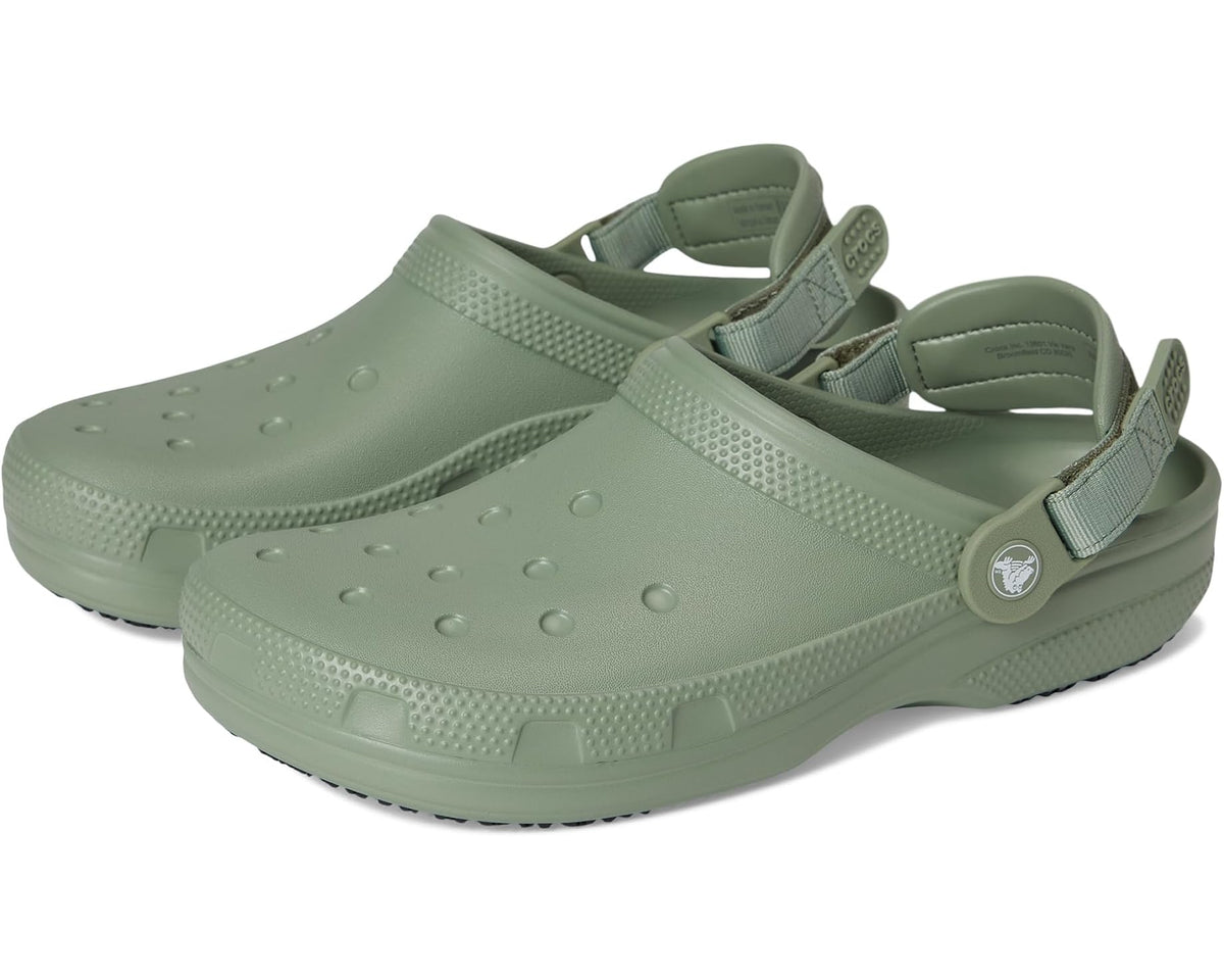 Unisex Crocs Work Classic Work Clog Moss
