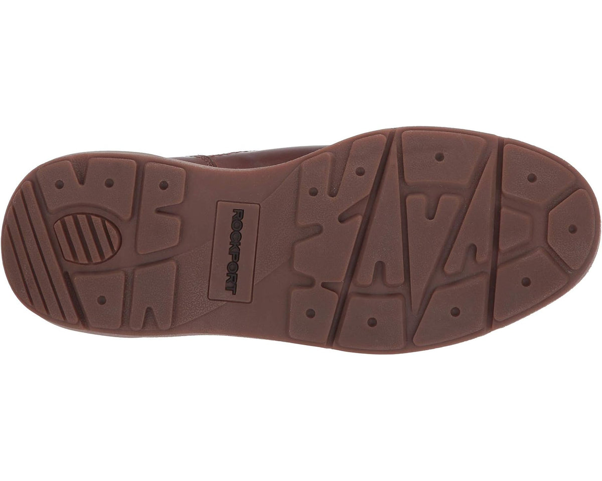 Men's Rockport World Tour Classic Walking Shoe Brown Leather