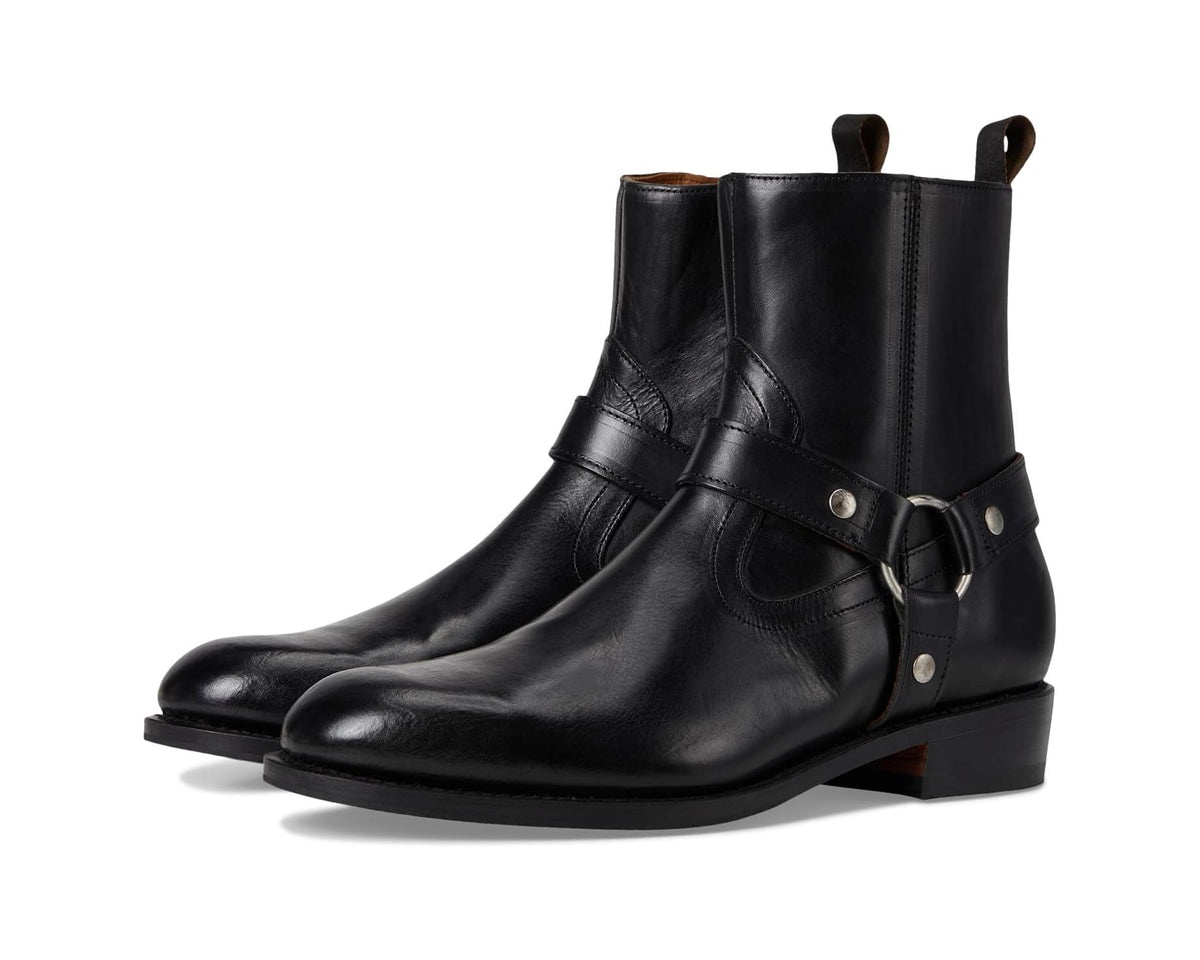 Men's Allen Edmonds Durango Zip Short Boots Black