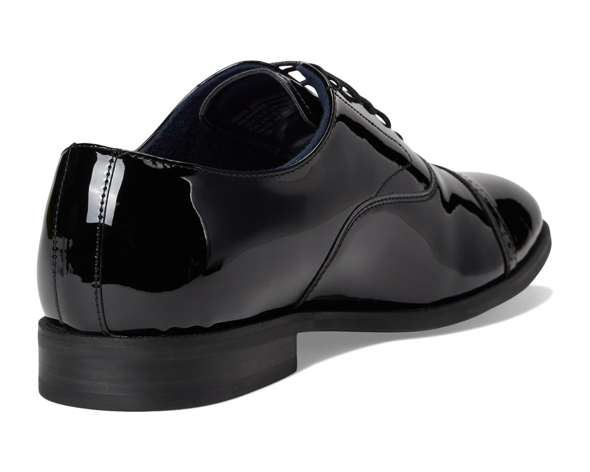 Men's Stacy Adams Concorde II Cap Toe Lace-Up Black Patent