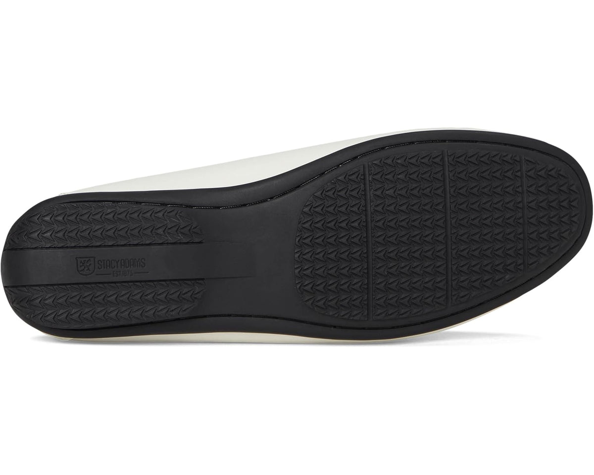 Men's Stacy Adams Conroy Moc Toe Driver White