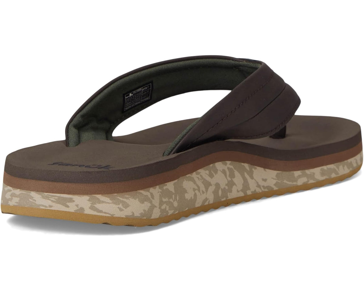 Men's Sanuk Tiderush Dark Brown