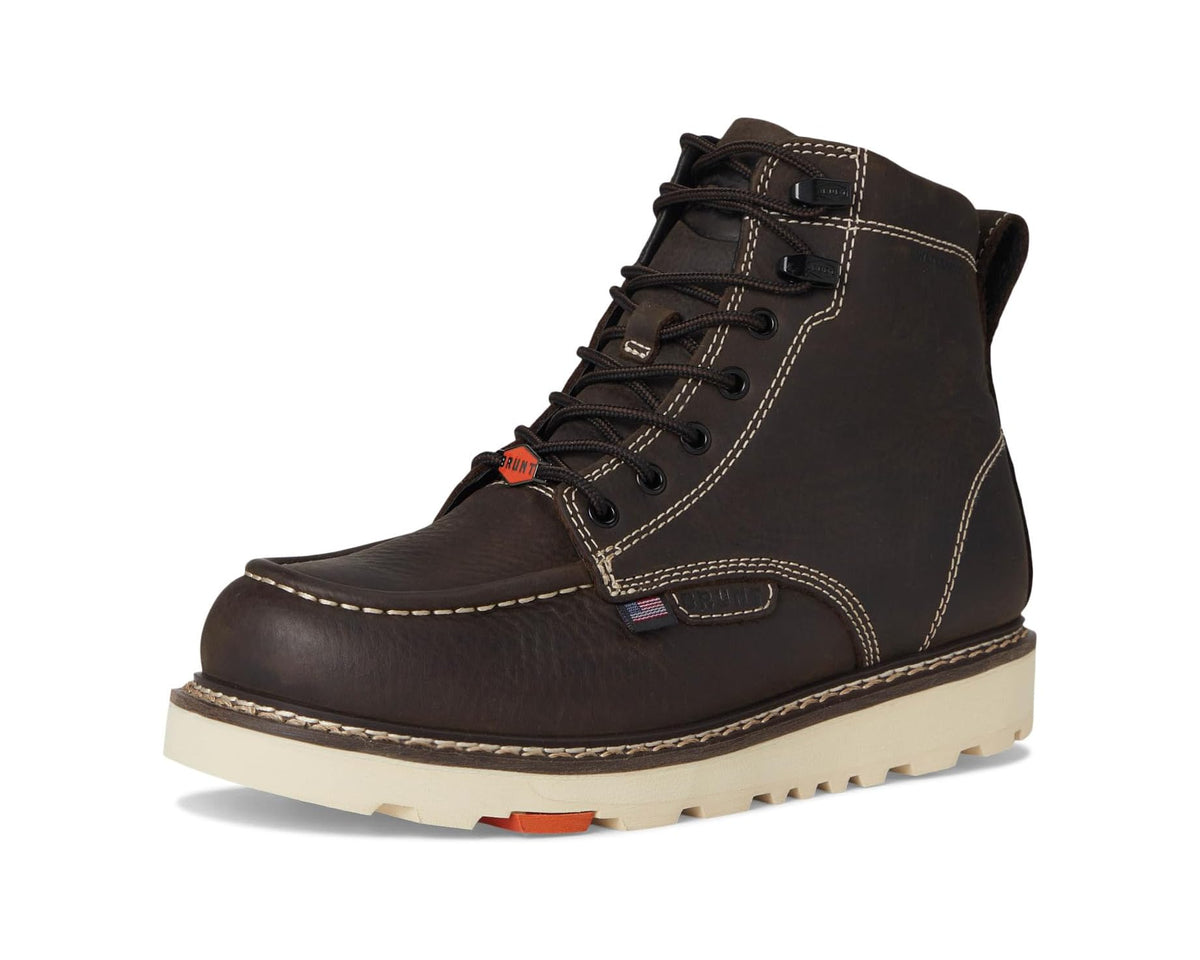 Men's BRUNT The Marin 6 USA Welted Soft Toe Brown