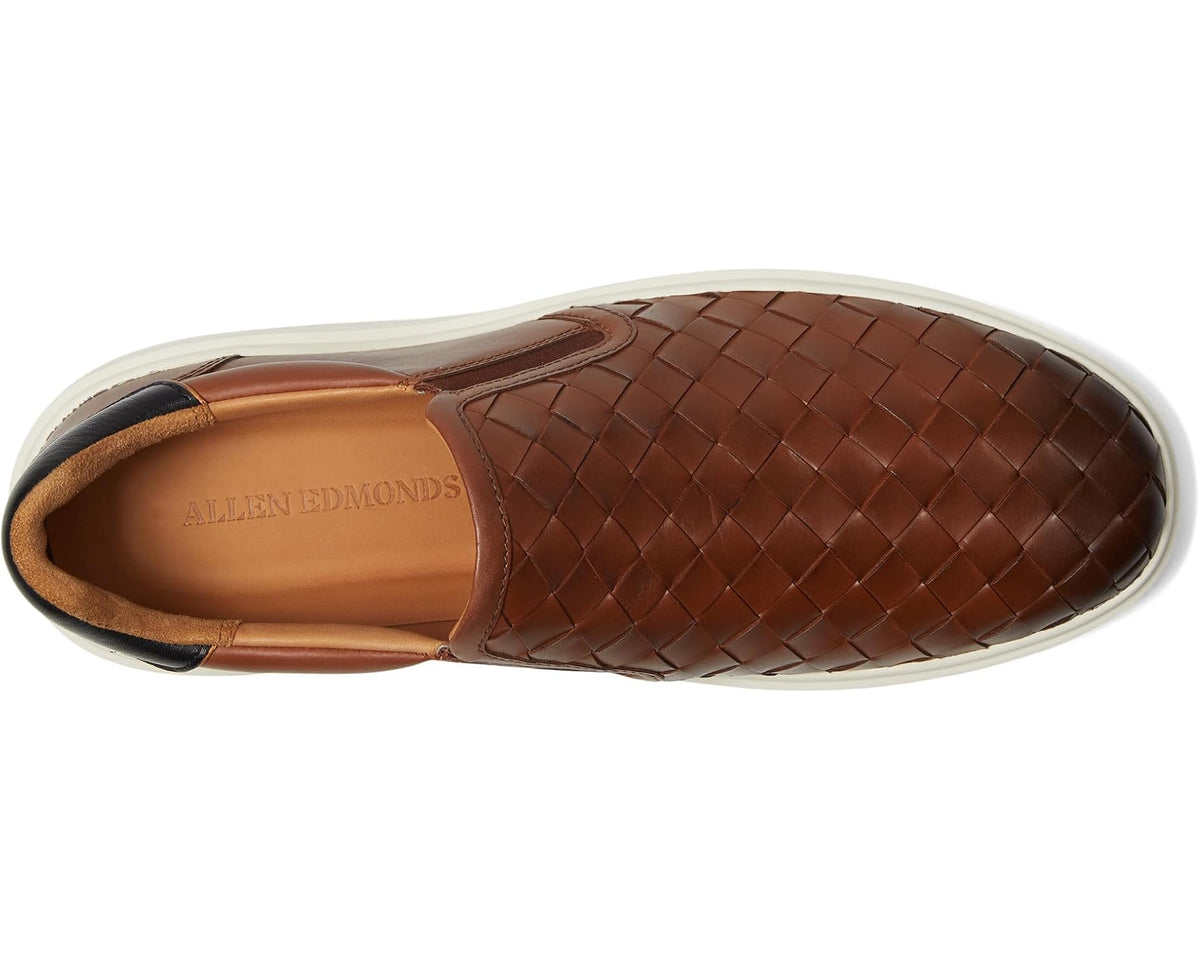 Men's Allen Edmonds Oliverwslip Slip-on Shoes Chili Leather