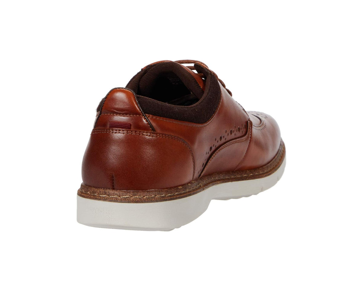 Men's Stacy Adams Synergy Wing Tip Oxford Cognac