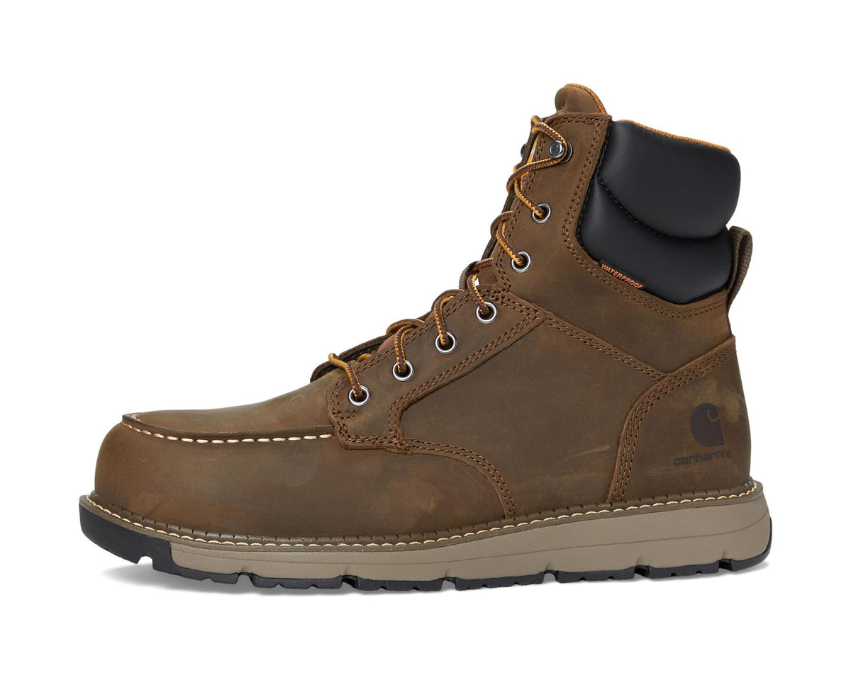 Men's Carhartt Millbrook 6 Waterproof Nano Toe Wedge Boots Mossy Brown