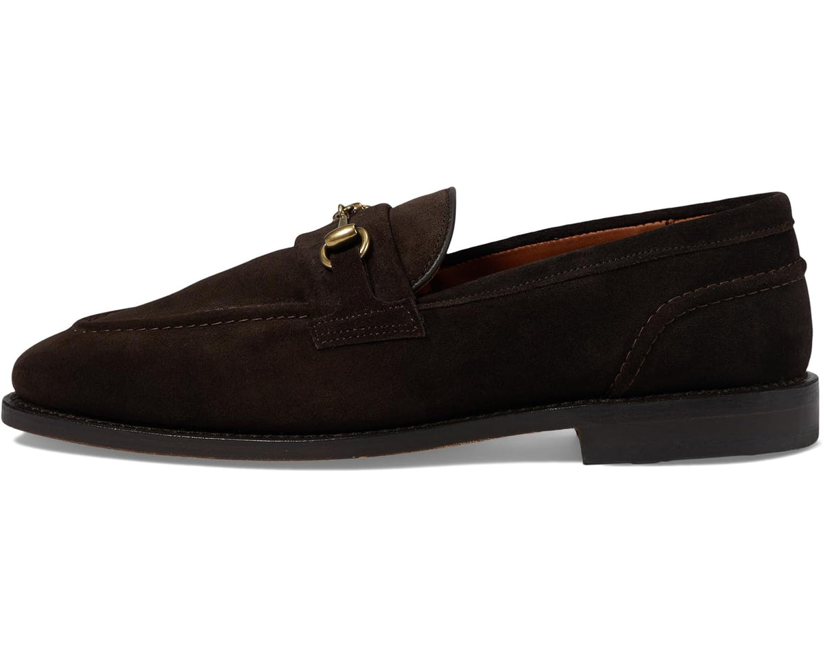 Men's Allen Edmonds Randolphbit Penny Loafers Chocolate Suede