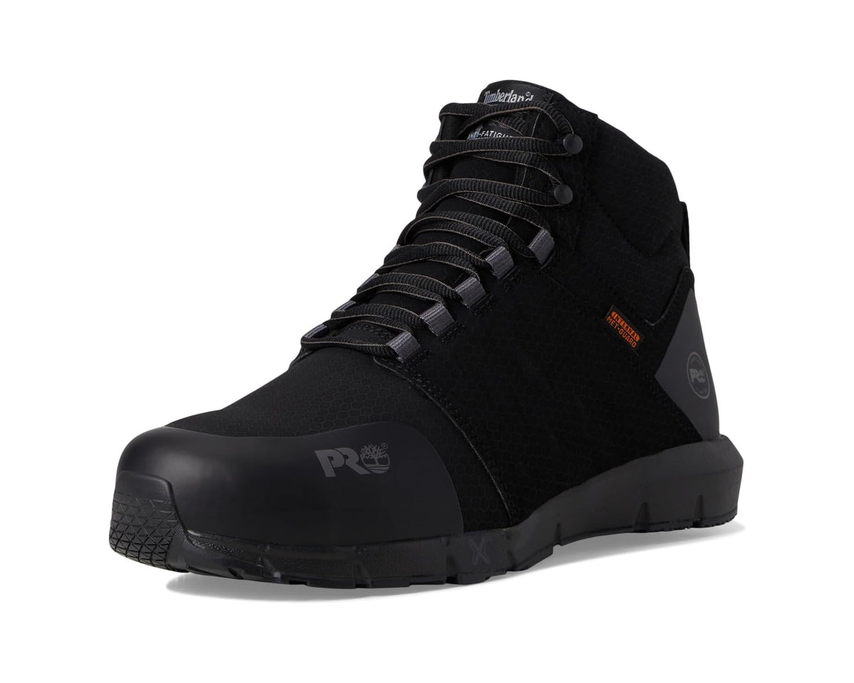 Men's Timberland PRO Radius Mid Internal Met Guard Composite Safety Toe Black