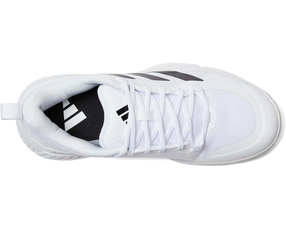 Men's adidas Court Team Bounce 2.0 Volleyball Shoes White/Black/White