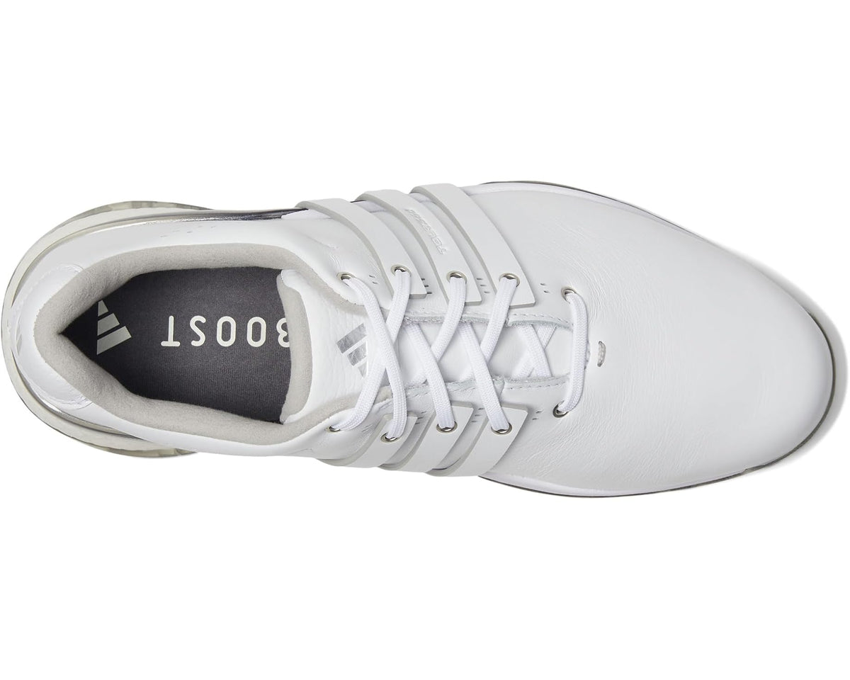 Men's adidas Golf Tour360 25 Spikeless Golf Shoes Footwear White/Footwear White/Silver Metallic
