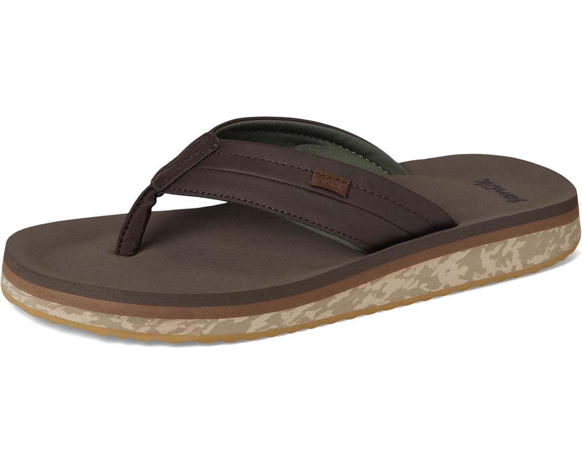 Men's Sanuk Tiderush Dark Brown