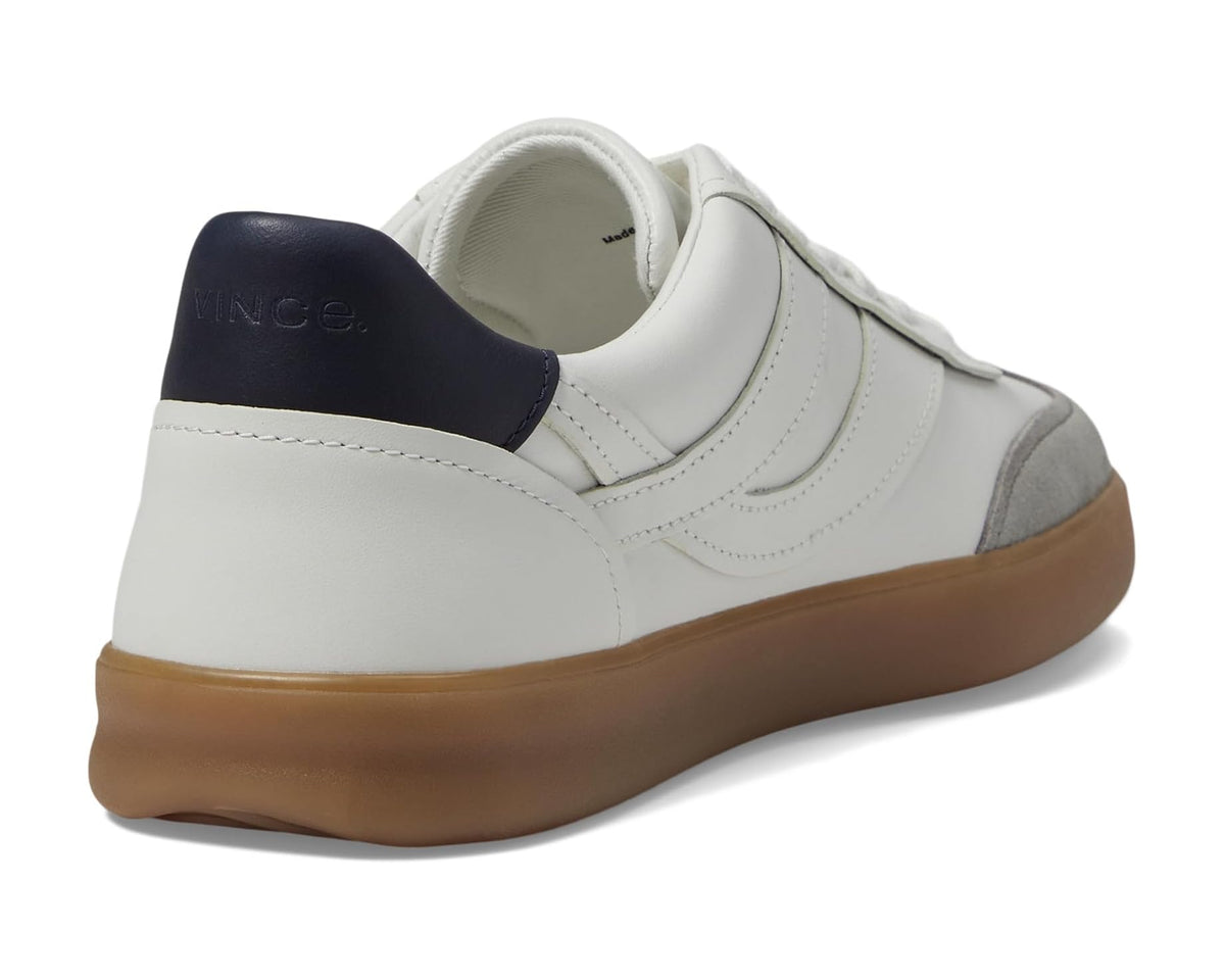 Men's Vince Oasis-M Lace-Up Retro Sneakers Chalk White Leather