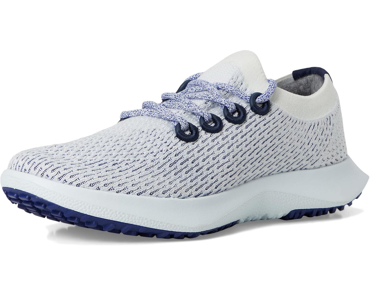 Men's Allbirds Tree Dasher 2 Blizzard, Hazy Cobalt (clarity Blue)