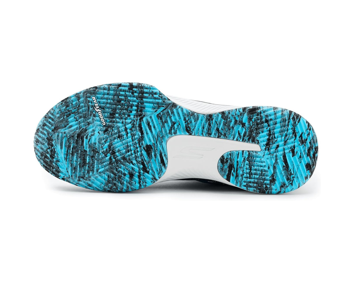 Men's SKECHERS Tennis Shoe Hands Free Slip-ins Skechers State Champ Sneaker Black/Blue