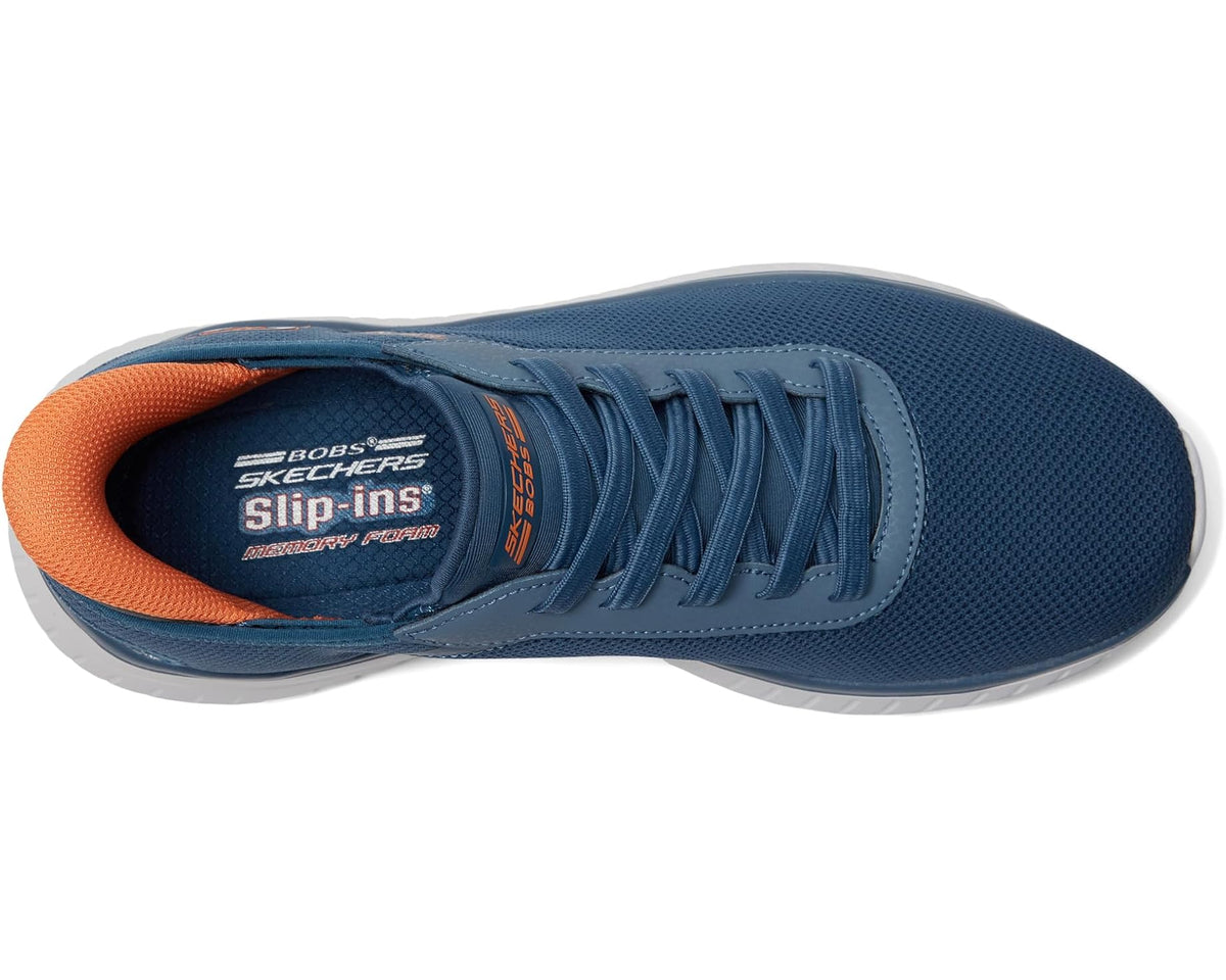 Men's BOBS from SKECHERS Hands Free Slip-Ins Squad Chaos - Solid Tour Navy Multi