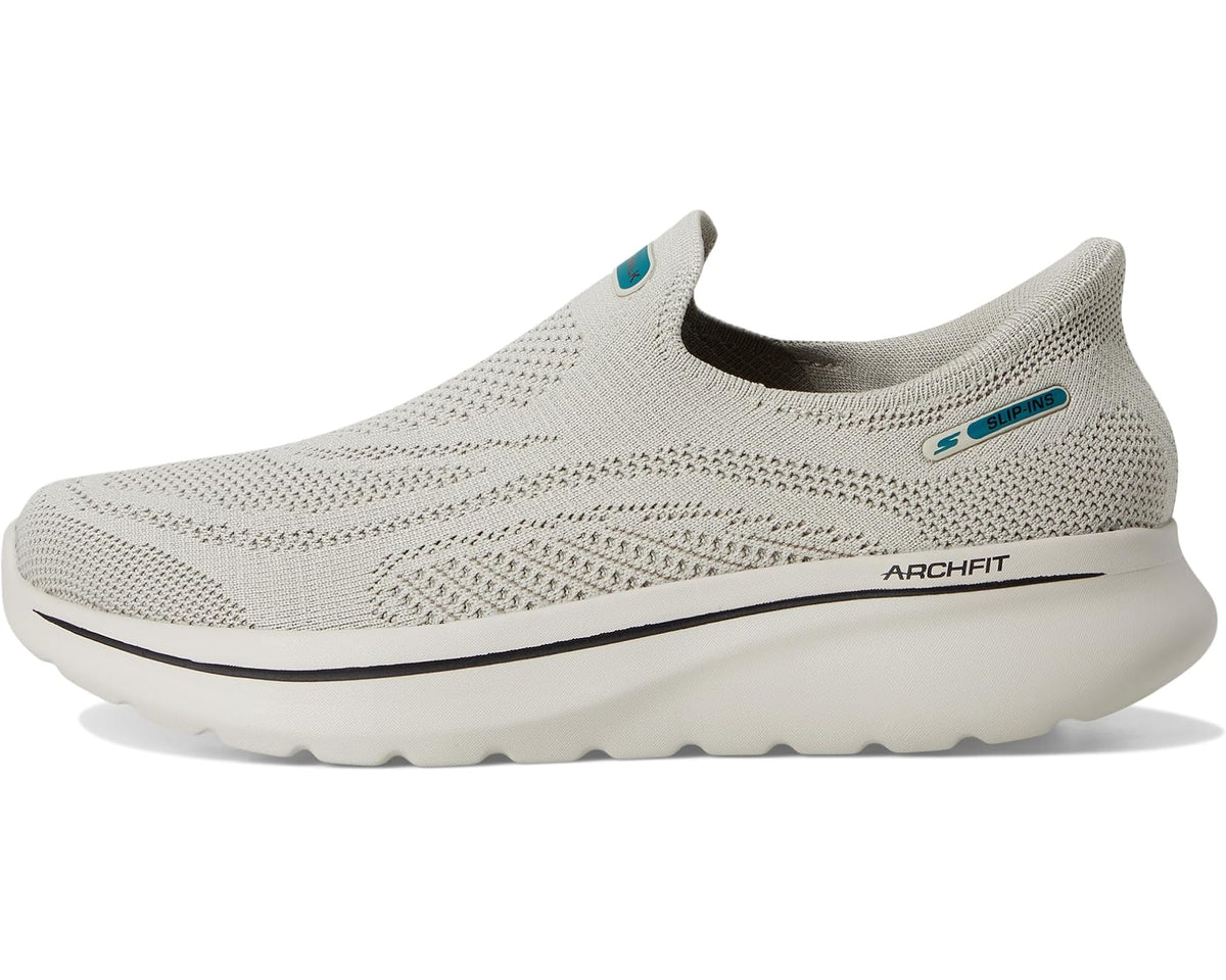 Men's SKECHERS Performance Go Walk Arch Fit N-joy Dale Hands Free Slip-in Taupe
