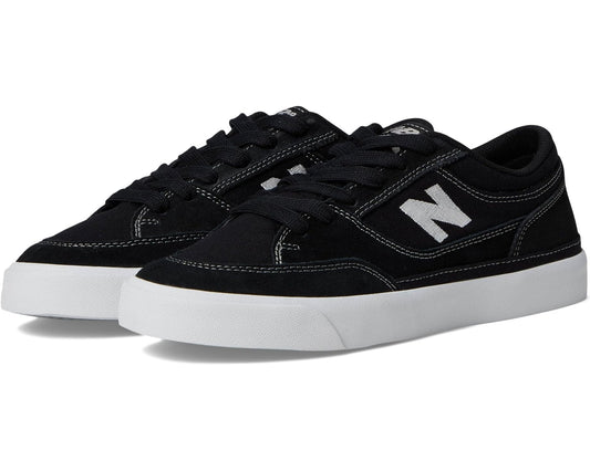 Black low-top New Balance Numeric 417 sneakers with white N logo