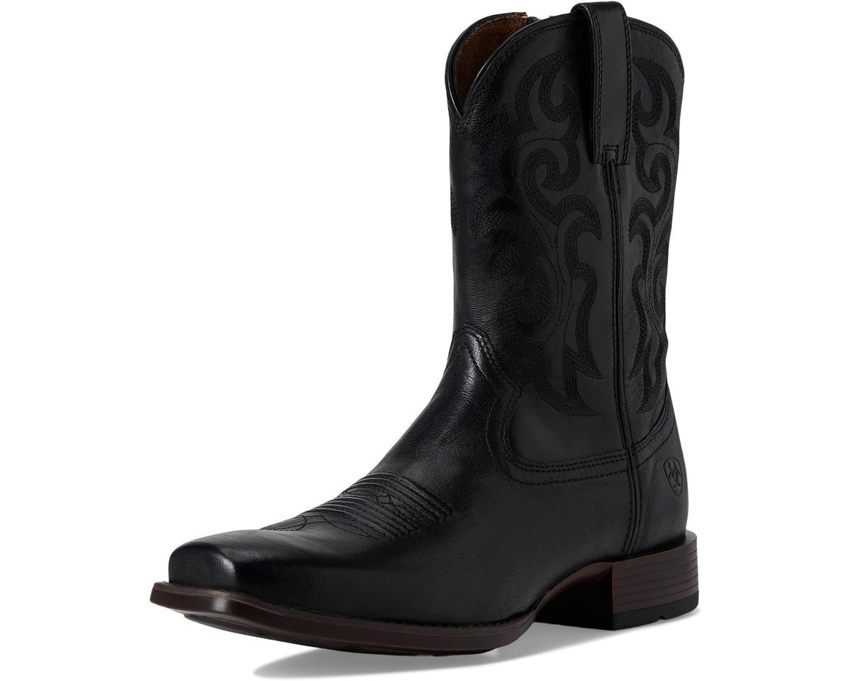 Men's Ariat Bodie Western Boots Iron Black