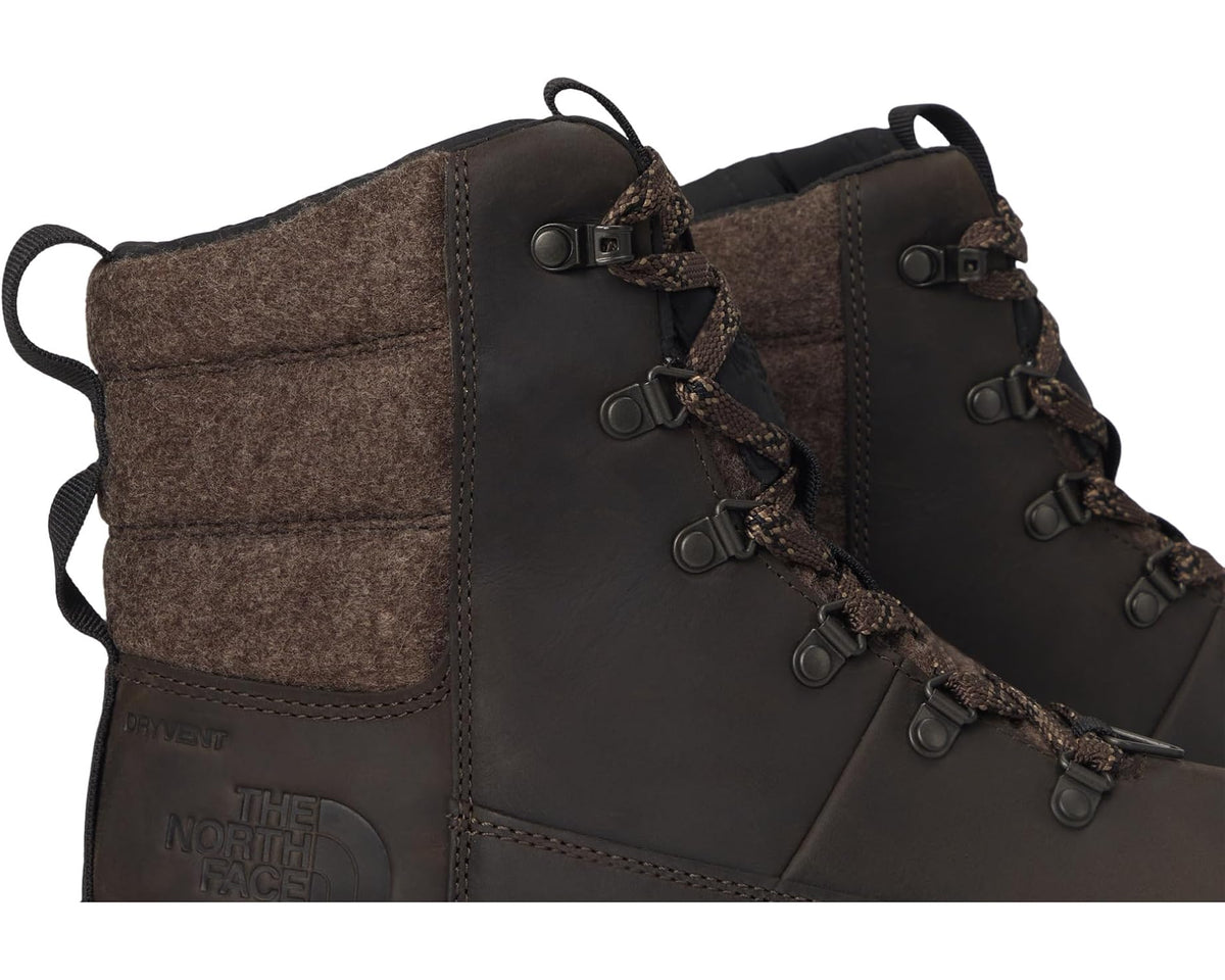 Men's The North Face Bergen Leather WP Demitasse Brown/TNF Black