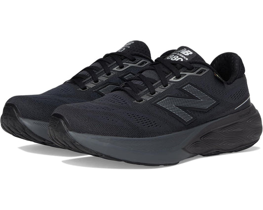 Men's black GORE-TEX running shoe with Fresh Foam midsole and New Balance N logo