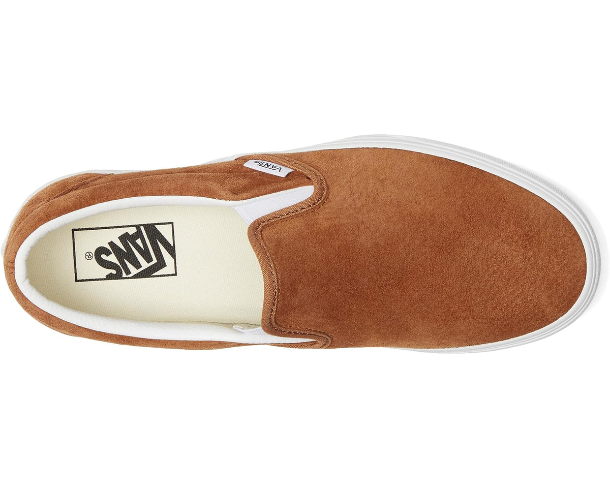 Men's Vans Classic Slip-On Stackform Nubuck Chipmunk
