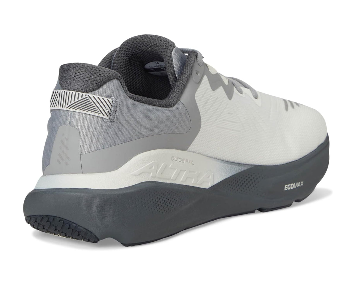 Men's running shoe heel view with cushioned collar and ECOMAX branding