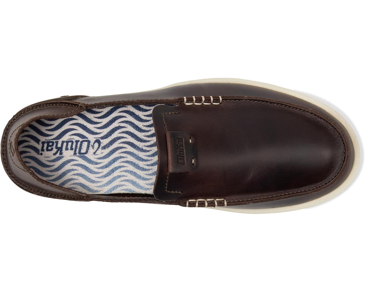 Men's OluKai Kakaha Dark Java/Dark Java