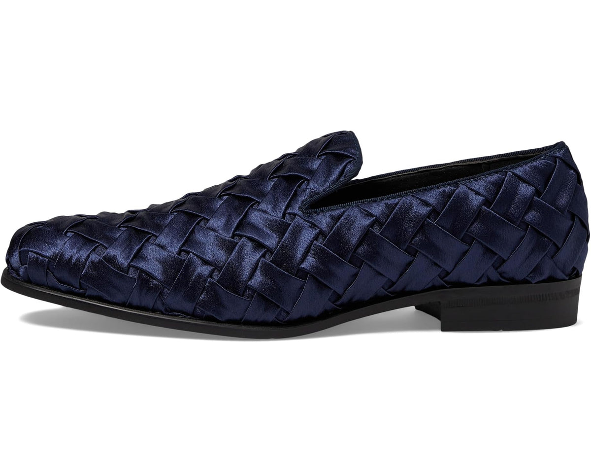 Men's Stacy Adams Savoir Satin Slip-On Loafer Navy
