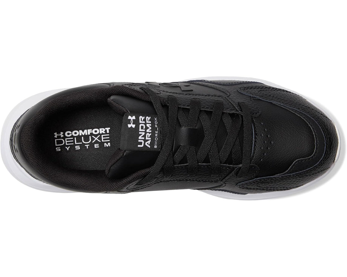 Men's Under Armour Edge Leather Black/Black/White