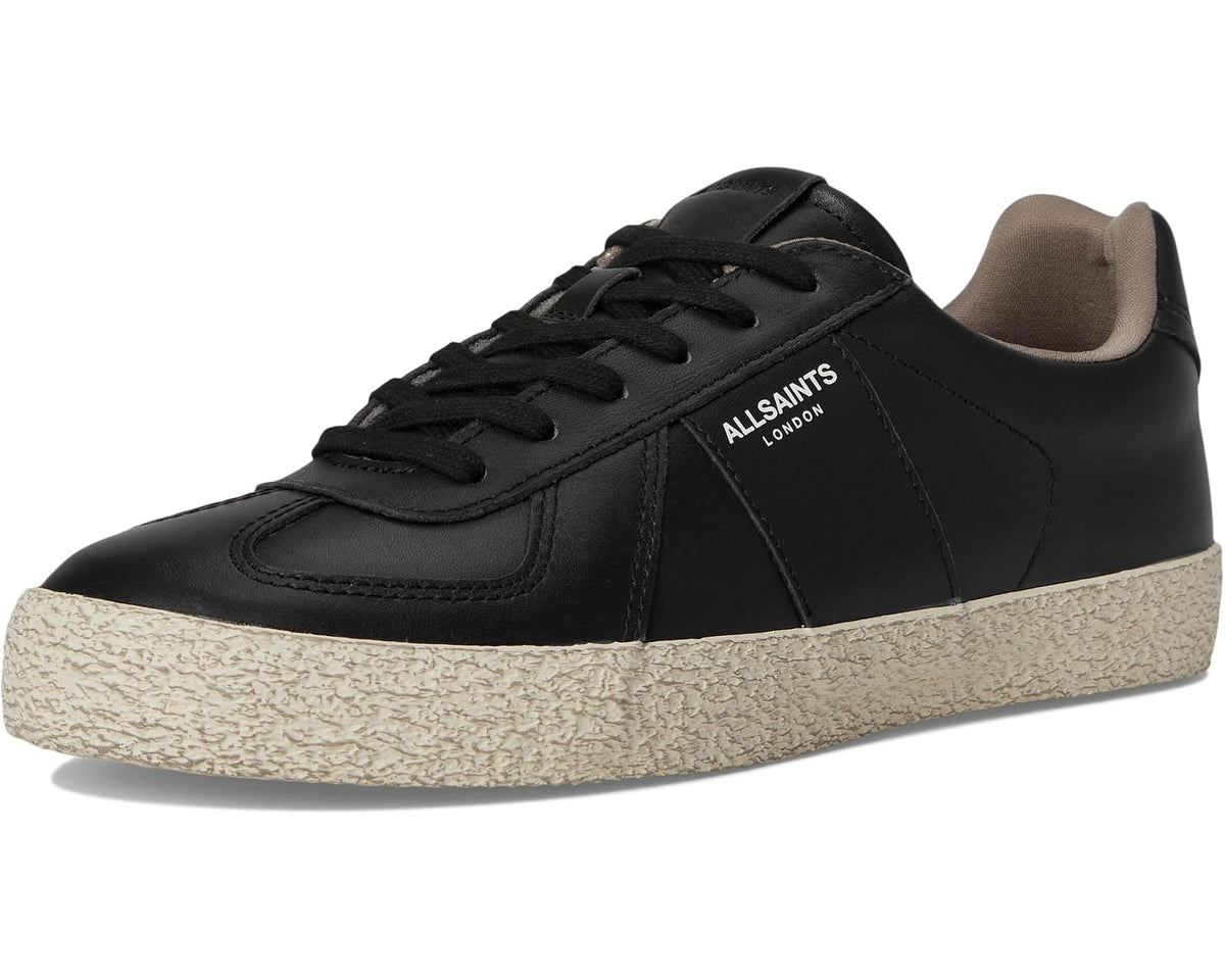 Men's AllSaints Jaimee Leather Low Top Black/White