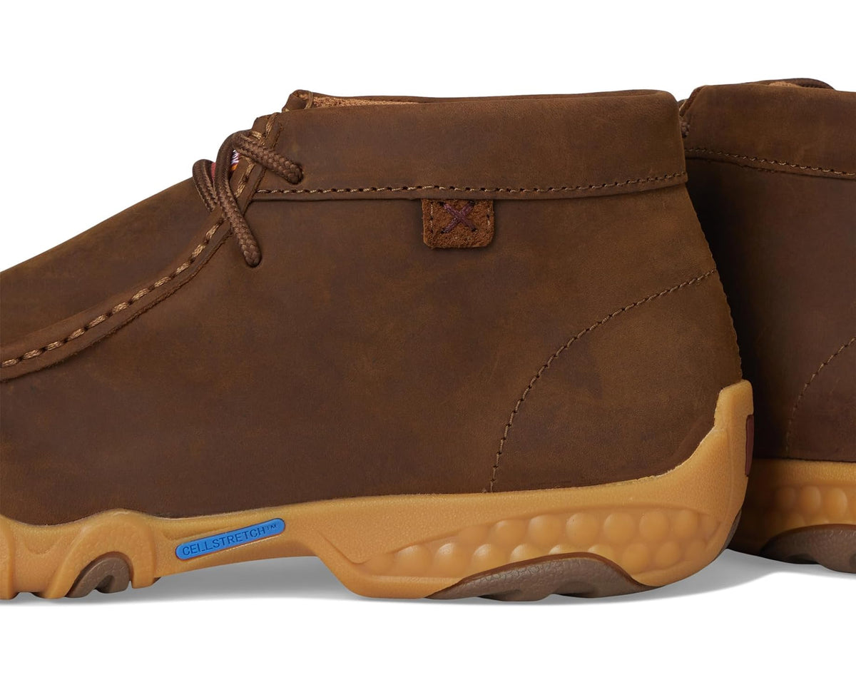 Men's Twisted X Work Work Chukka Driving Moc Distressed Saddle