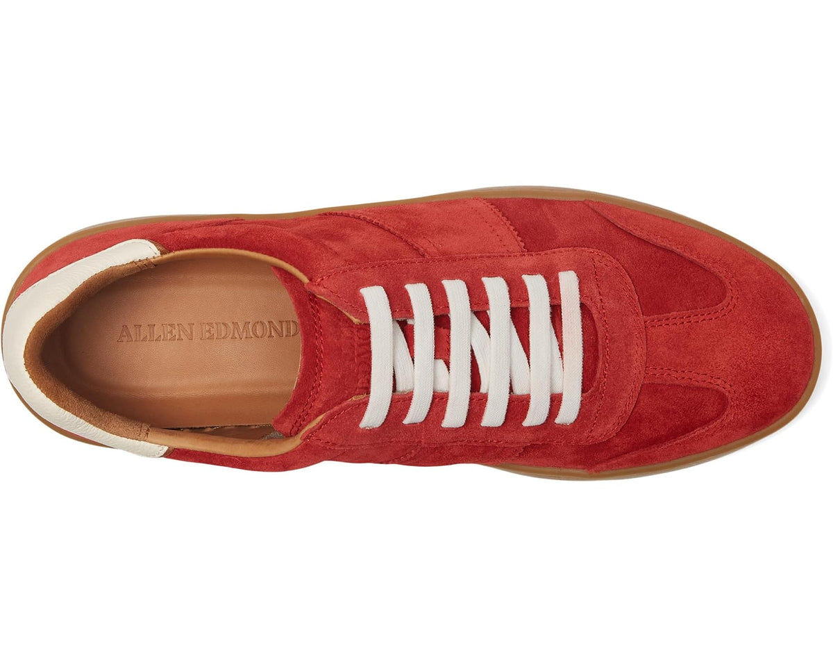 Men's Allen Edmonds Ludlow Slip-On Shoes True Red Suede