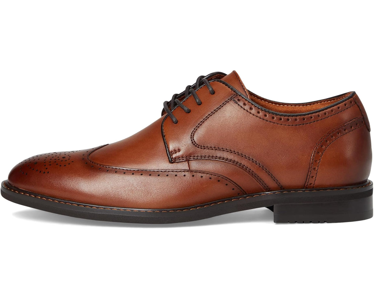 Men's Stacy Adams Bennett Wingtip Lace-Up Brandy