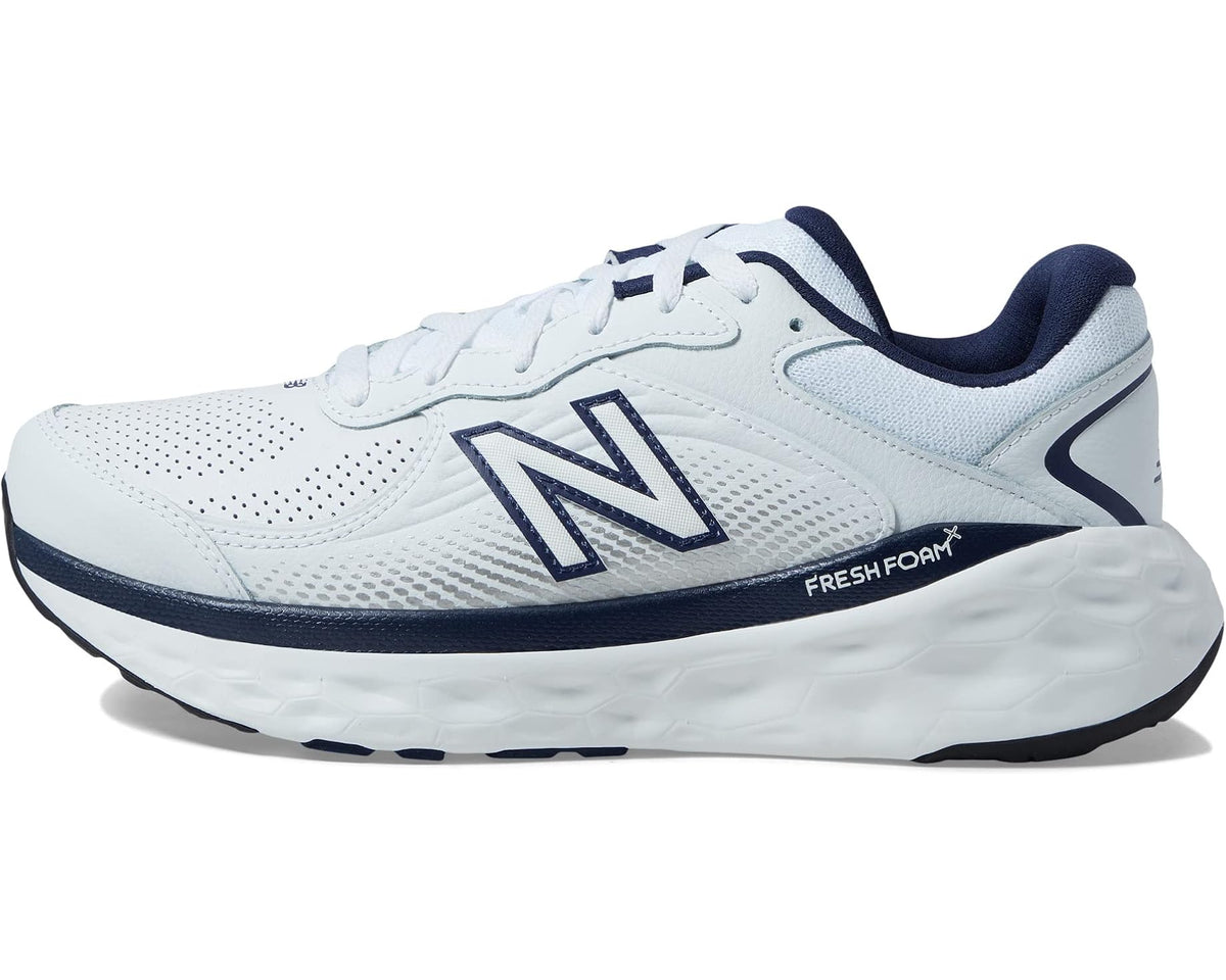 Men's New Balance Fresh Foam X 840v1 Leather White/Team Navy