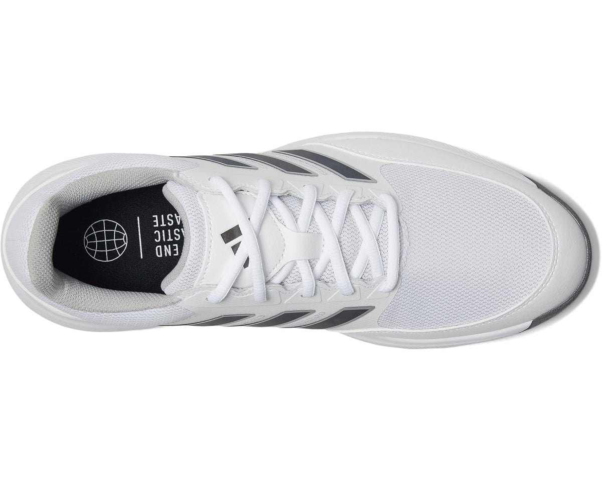 Men's adidas Golf Tech Response 3.0 Golf Shoes Footwear White/Dark Silver Metallic/Silver Metallic