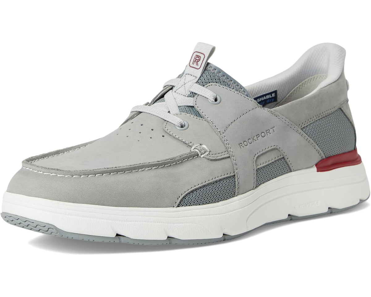 Men's Rockport Seadon Light Grey Nubuck