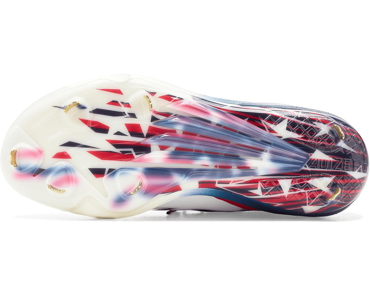 Men's adidas Adizero Impact+ 2.0 Bsb Usa Baseball Shoes White/Team Navy Blue/Team Collegiate Red
