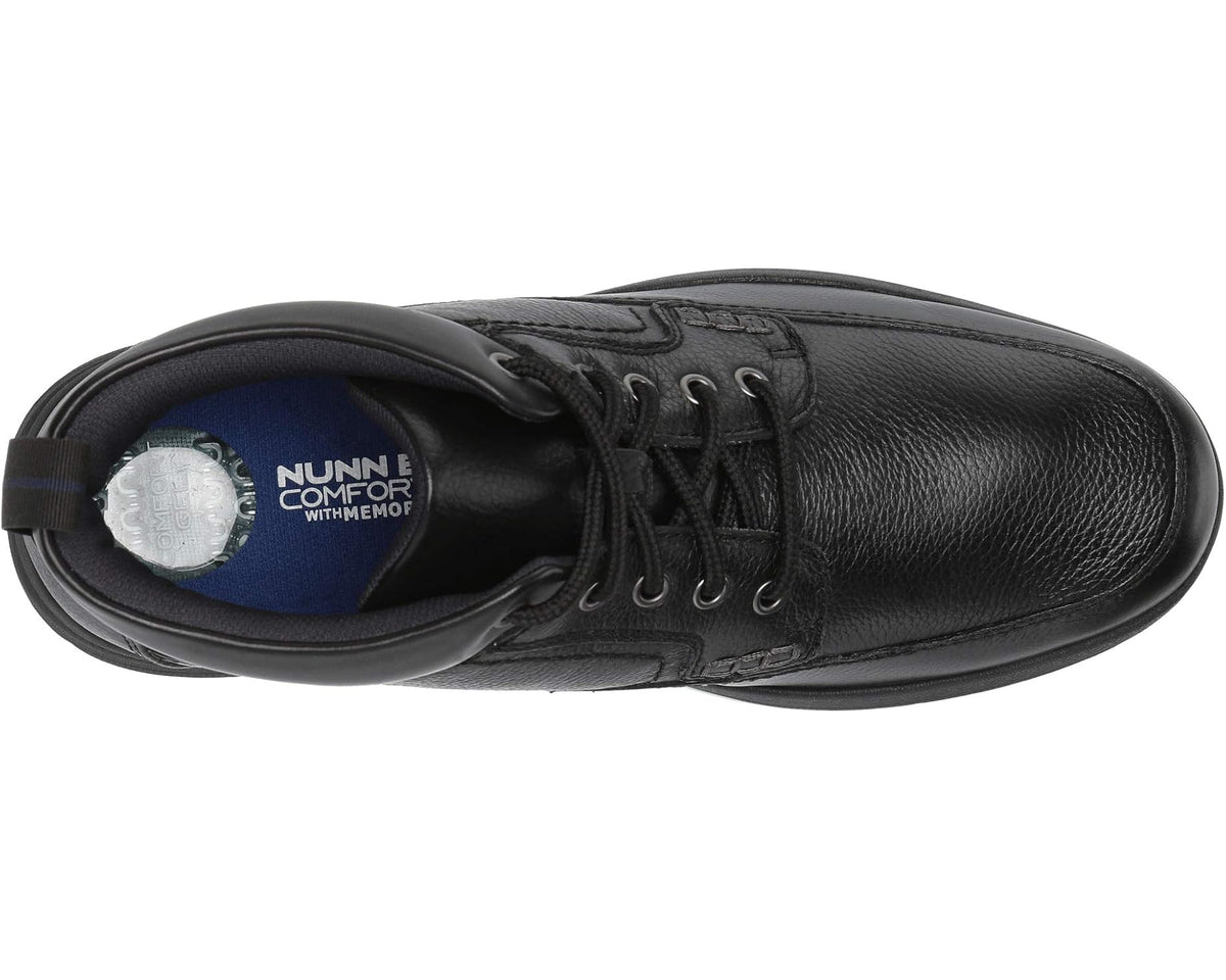 Men's Nunn Bush Cam Moc Toe Boot Black Tumbled